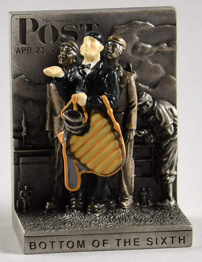 Saturday Evening Post-Miniatures Bottom Of The Sixth - No Box by Goebel-1