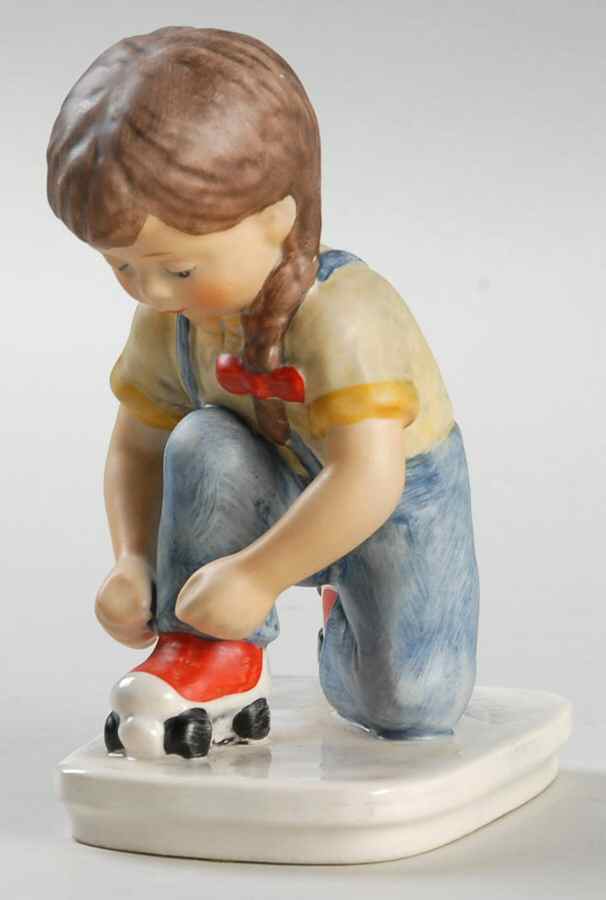 Today's Children Girl With Roller Skates - No Box by Goebel-1