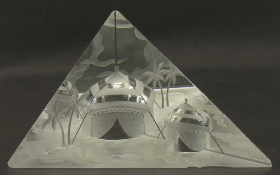 Steinbach Paperweigh Desert Oasis - With Box by Goebel-1