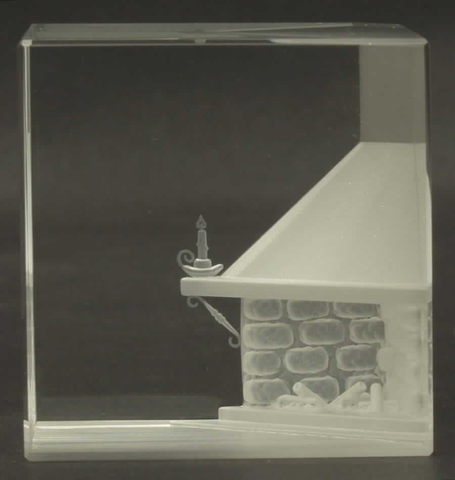 Steinbach Paperweigh Fireplace - Boxed by Goebel-1