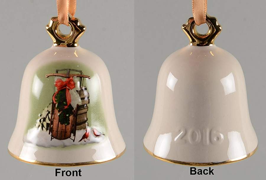 Annual Christmas Bell Sled - Boxed by Goebel-1