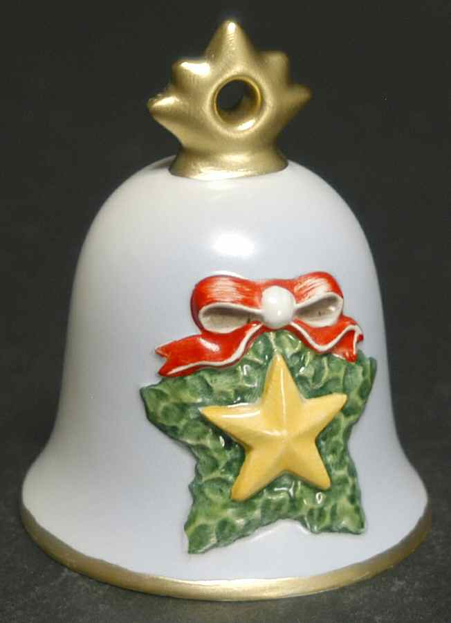 Annual Christmas Bell Christmas Star Wreath - Boxed by Goebel-1