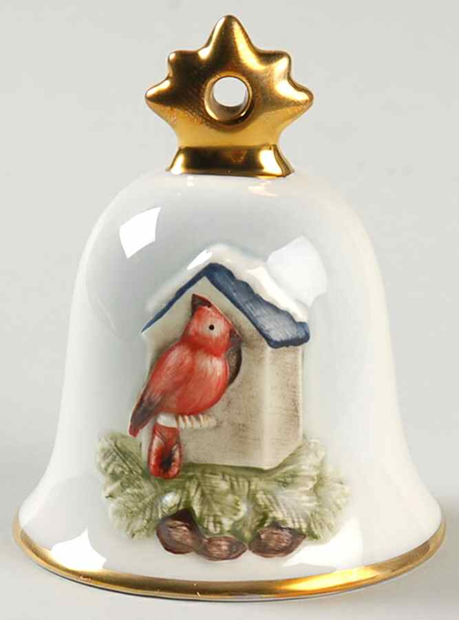 Annual Christmas Bell Cardinal - No Box by Goebel-1