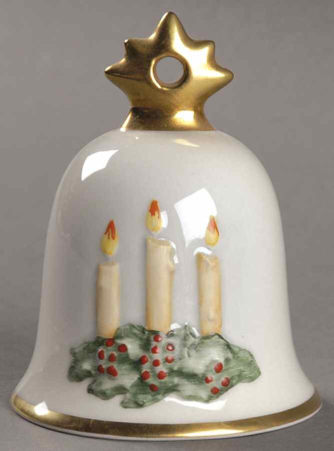 Annual Christmas Bell Christmas Candles - No Box by Goebel-1