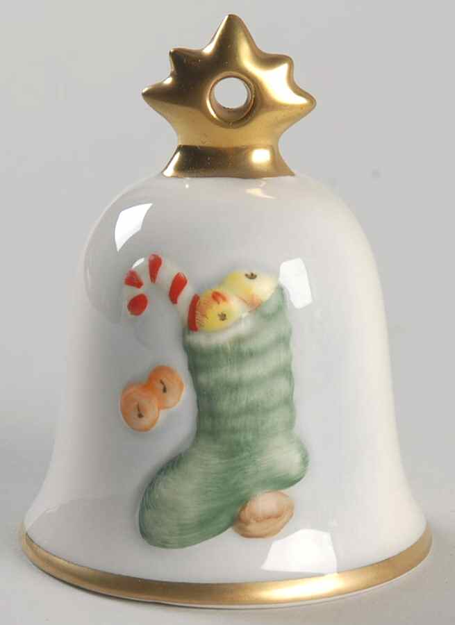 Annual Christmas Bell Stocking - No Box by Goebel-1