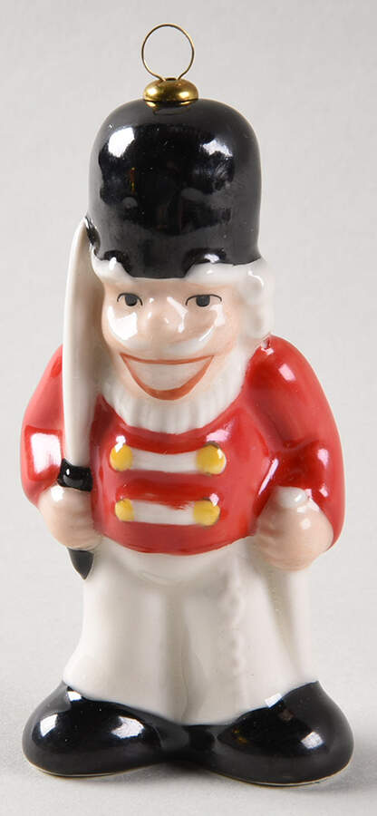 Annual Christmas Ornament-Porcelain Nutcracker-Color - Boxed by Goebel-1