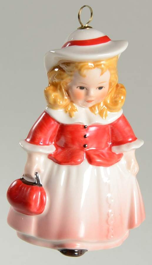 Annual Christmas Ornament-Porcelain Doll-Color - No Box by Goebel-1