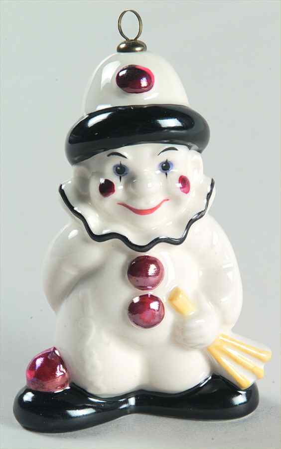 Annual Christmas Ornament-Porcelain Clown-Color - No Box by Goebel-1