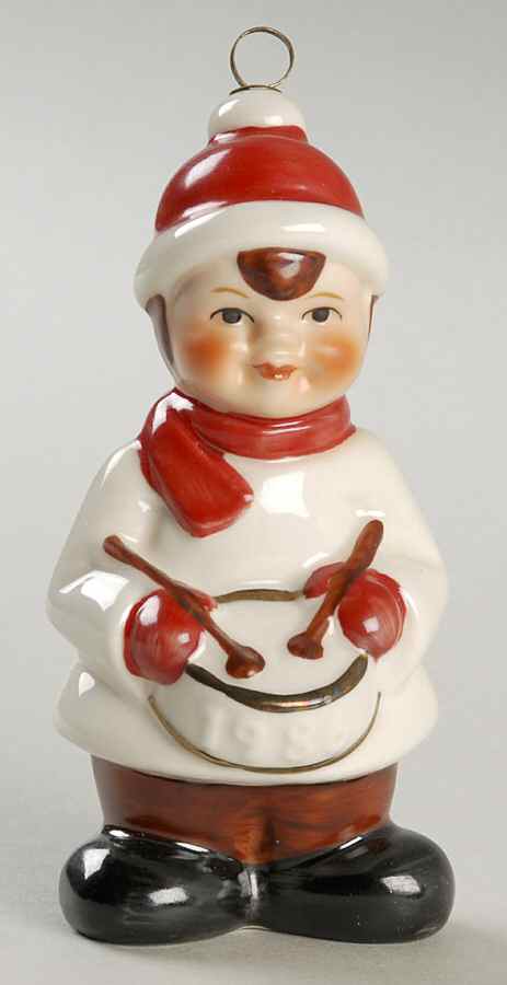 Annual Christmas Ornament-Porcelain Drummer Boy-Color - No Box by Goebel-1