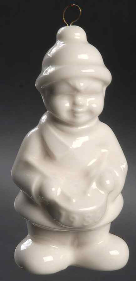 Annual Christmas Ornament-Porcelain Drummer Boy-White - Boxed by Goebel-1