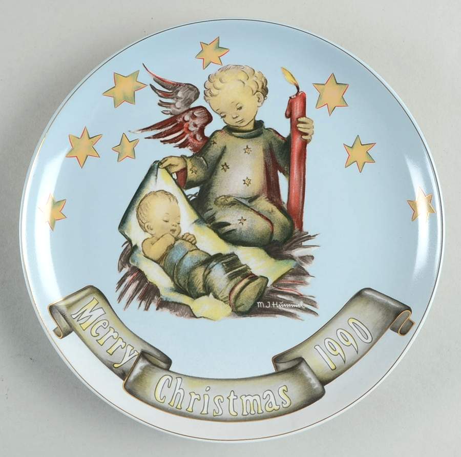 Hummel Christmas Plate Tender Watch - No Box by Goebel-1