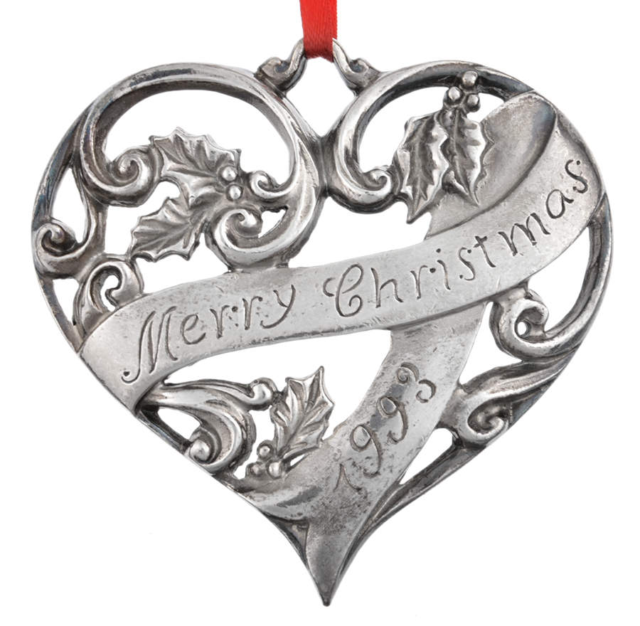 Merry Christmas Heart Merry Christmas Heart - With Box Bx1993 by Gorham Silver-1