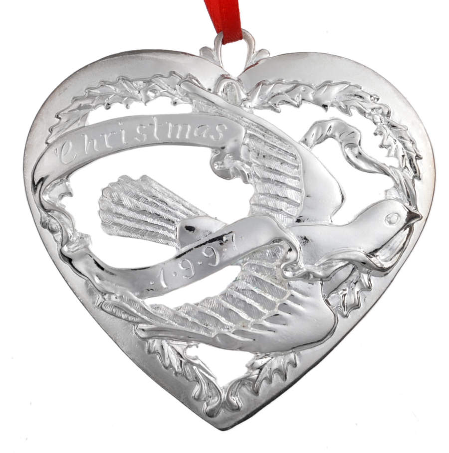 Merry Christmas Heart Merry Christmas Heart - No Box Nb1997 by Gorham Silver-1