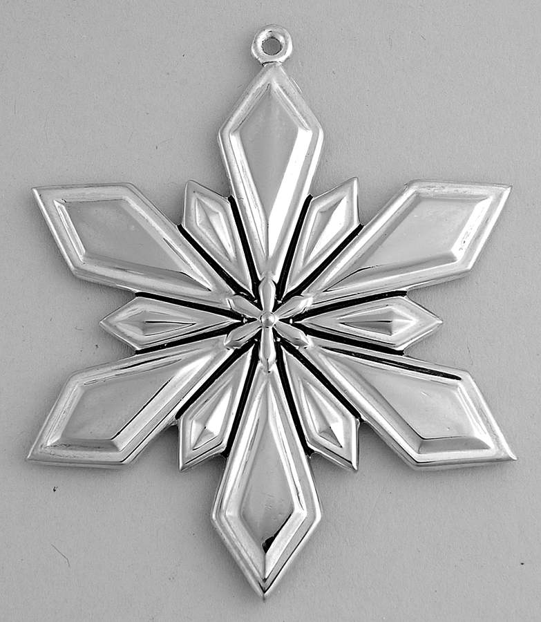 Gorham Ornaments Snowflake-Silverplate B - No Box 37b by Gorham Silver-1