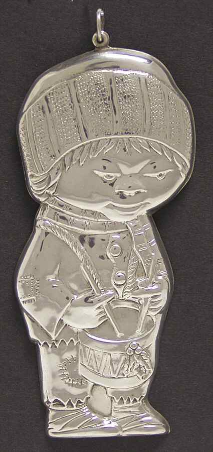Frank Lewis Sterling Ornament Drummer Boy - No Box by Gorham Silver-1