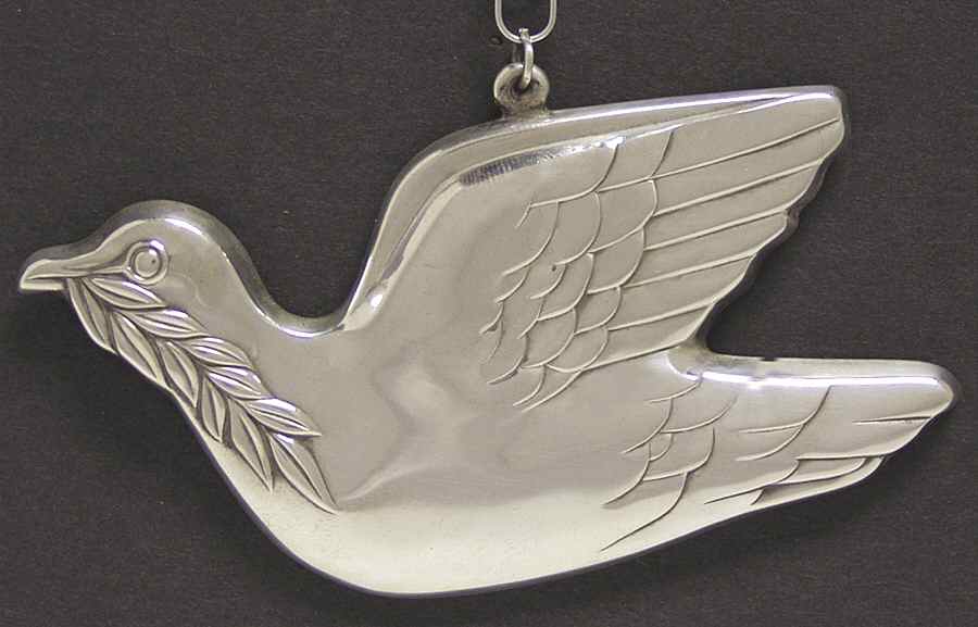 Frank Lewis Sterling Ornament Dove Of Peace - No Box by Gorham Silver-1