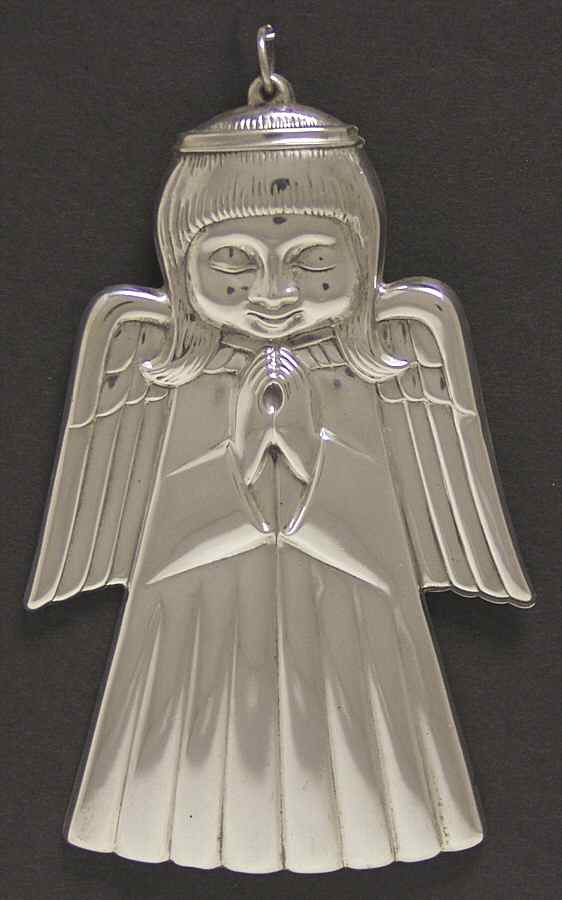 Frank Lewis Sterling Ornament Christmas Angel - No Box by Gorham Silver-1