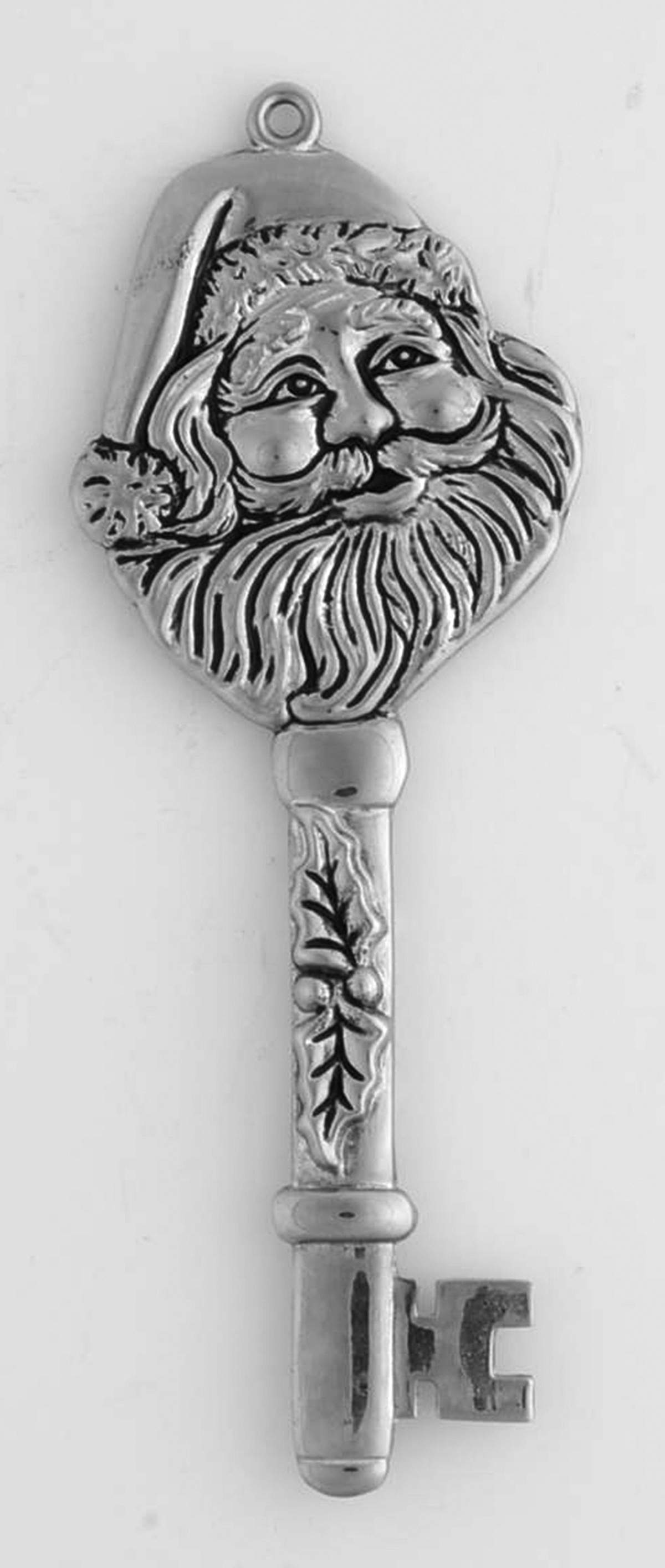 Silverplate Ornaments Santa Key - Boxed by Gorham Silver-1