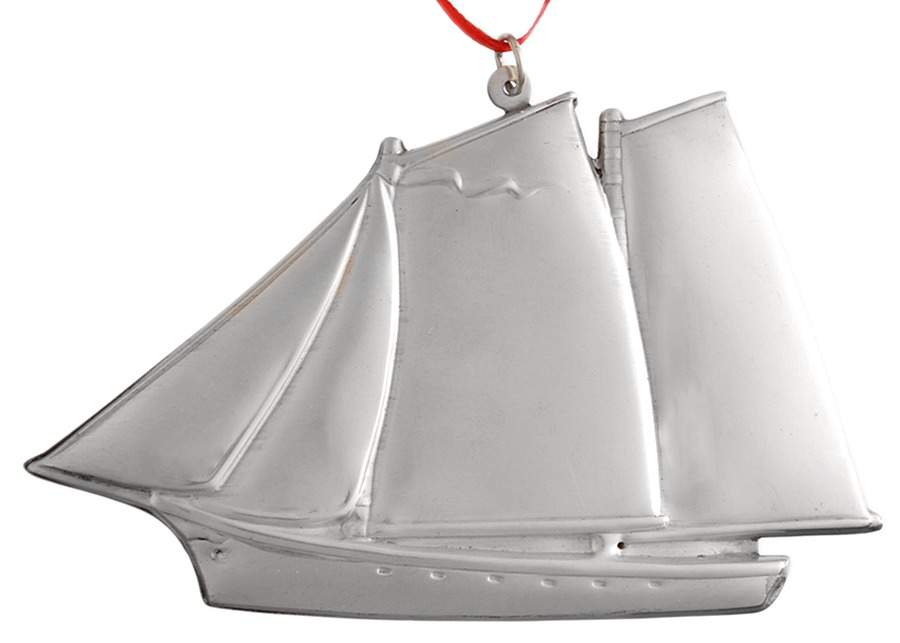Unlimited Series-Ornament Schooner - No Box by Gorham Silver-1