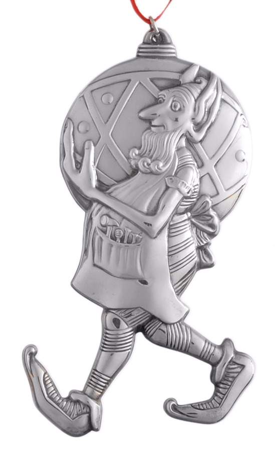 Unlimited Series-Ornament Santas Helper-Elf - No Box by Gorham Silver-1