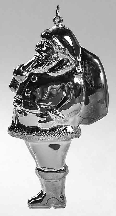 Unlimited Silverplate Ornament Santa Claus - No Box by Gorham Silver-1
