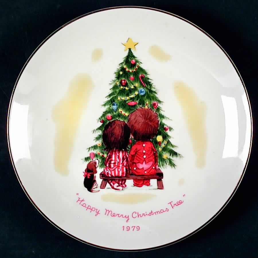 Moppets Christmas Plate Merry Christmas - Boxed by Gorham-1
