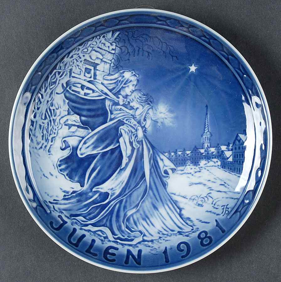 Grande Copenhagen Christmas Plate Little Match Girl In Nyhavn - No Box by Grande Copenhagen-1