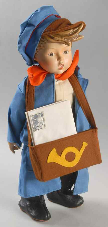 Goebel-Hummel Doll Postman - With Box by Goebel-1