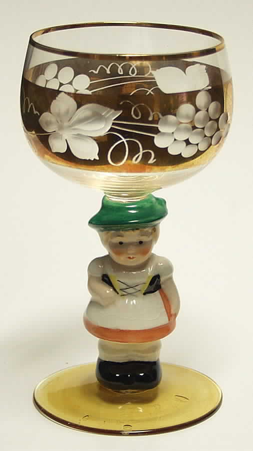 Goebel Figurine Stem Glassware Tyrolean Bavarian Girl - No Box by Goebel-1