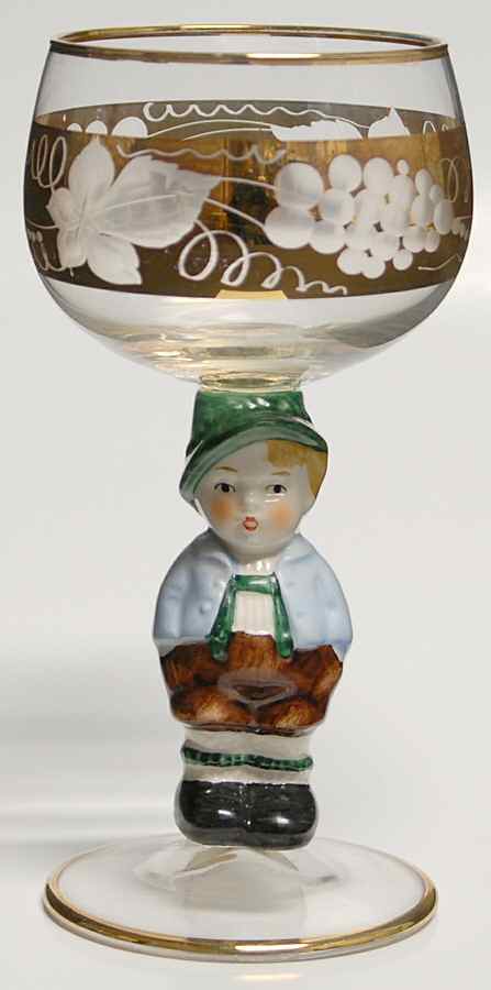 Goebel Figurine Stem Glassware Tyrolean Bavarian Boy - No Box by Goebel-1