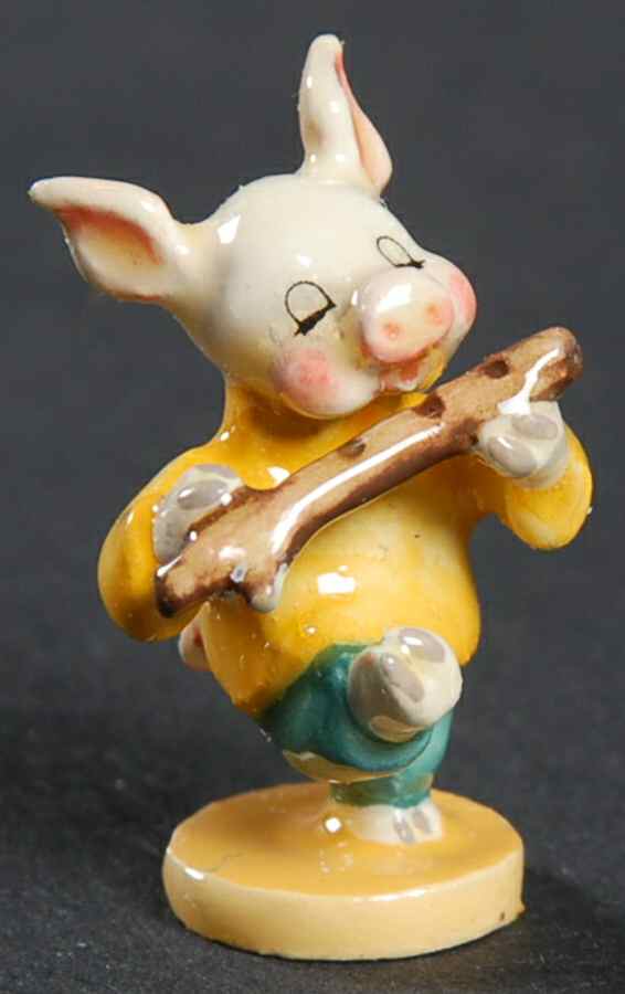 Three Little Pigs-Miniature Little Sticks Pig - No Box by Goebel-1