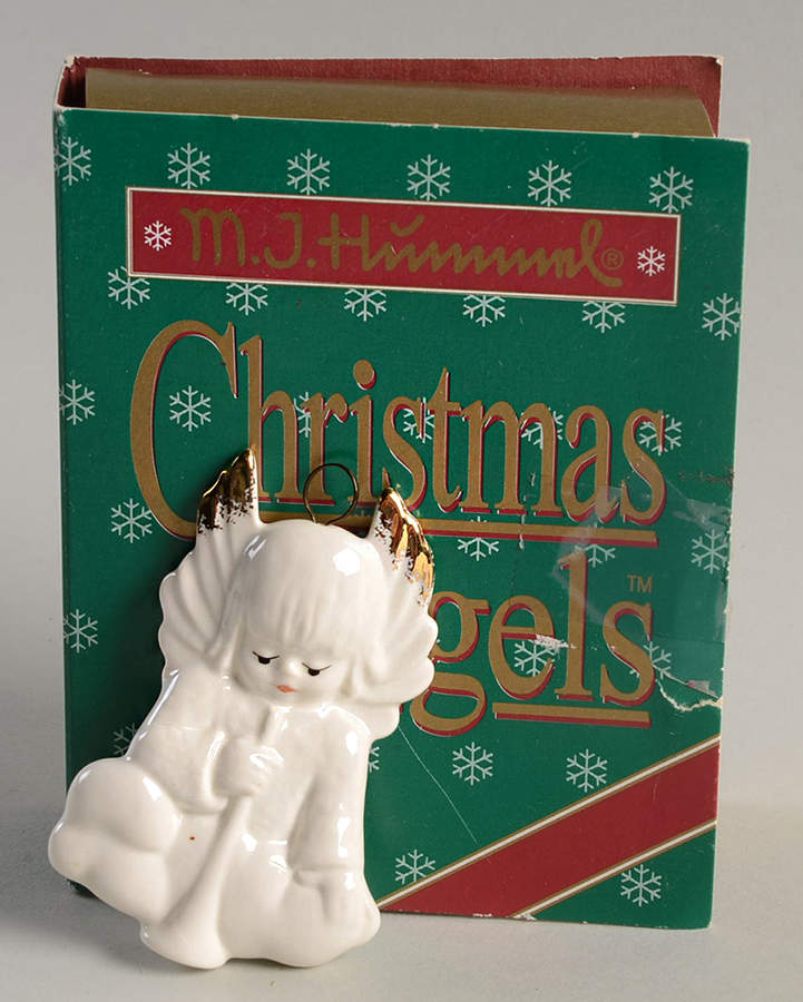 Angels of Christmas Angel With Trumpet-White - No Box by Goebel-1