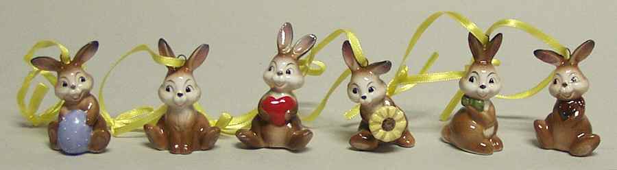 Easter Figurine-Goebel Picks Of The Litter-6pc Orn Set - No Box by Goebel-1