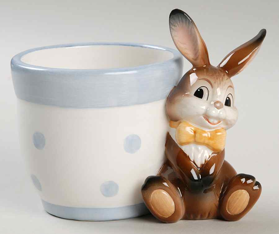 Easter Figurine-Goebel Rabbit Flower Pot - Boxed by Goebel-1