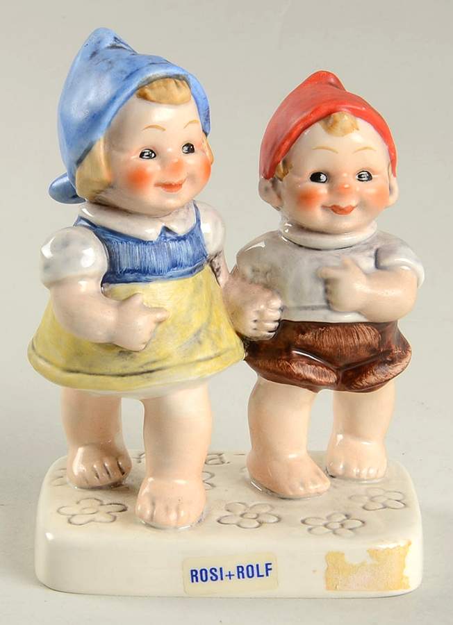 Co-Boy Kinder  Rosi & Rolf The Hikers - Boxed by Goebel-1