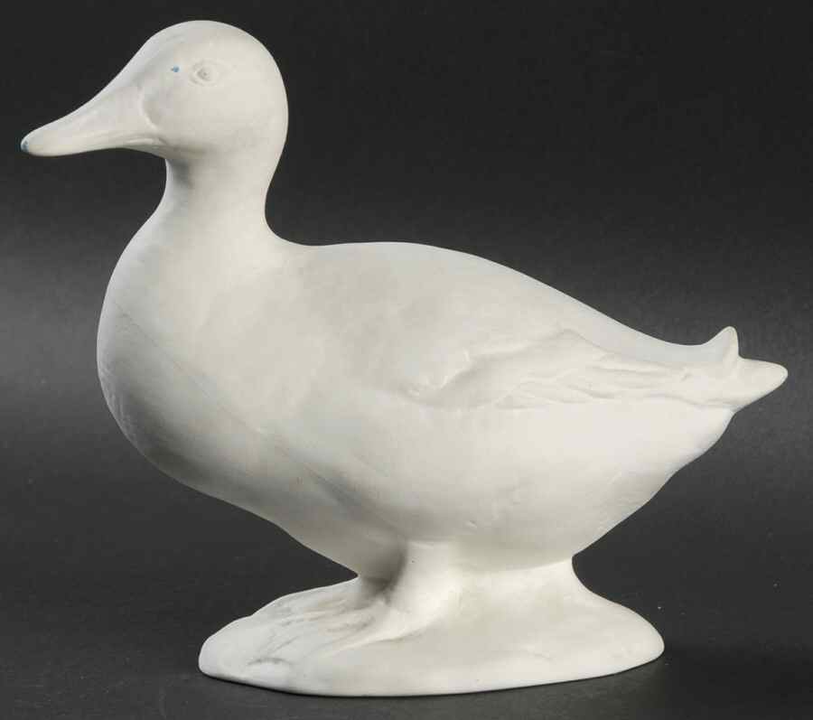 Gien Figurines Duck-White - No Box by Faiencerie De Gien-1