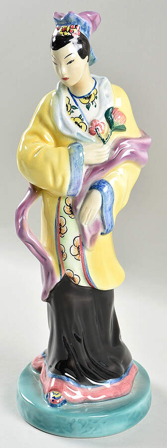 Goldscheider Figurines Chinese Actress - No Box by Goldscheider-1