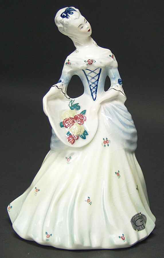 Goldscheider Figurines Lady With Flowers - No Box by Goldscheider-1