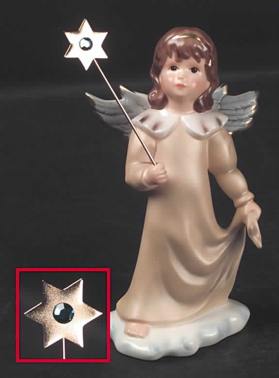 Birthday Blessing-Figurine December-Zircon - No Box by Goebel-1
