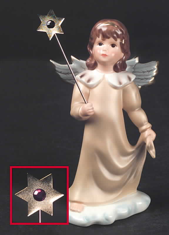 Birthday Blessing-Figurine February-Amethyst - No Box by Goebel-1