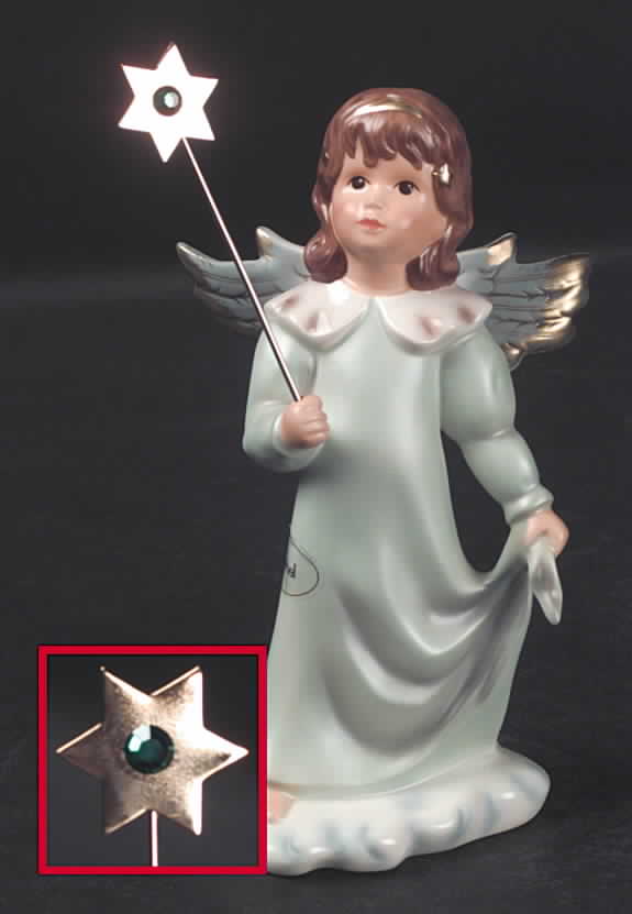 Birthday Blessing-Figurine May-Emerald - Boxed by Goebel-1