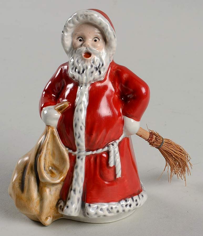 Christmas Figurines & Giftware Santa With Broom - No Box by Goebel-1