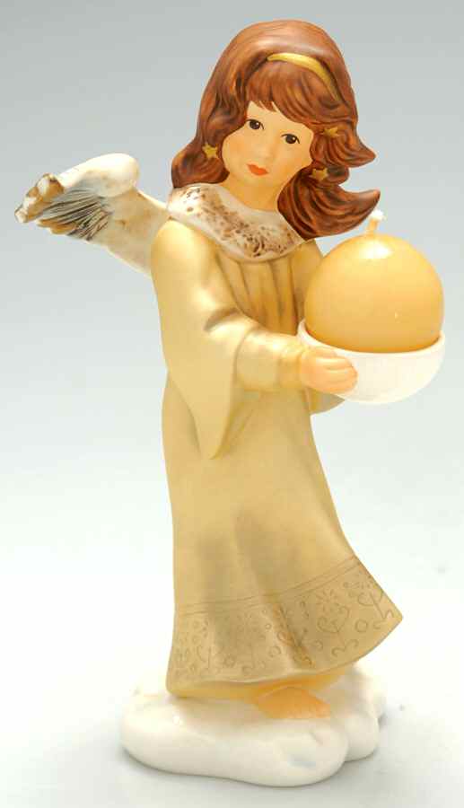 Christmas Figurines & Giftware Angel Candleholder-Champagne - No Box by Goebel-1