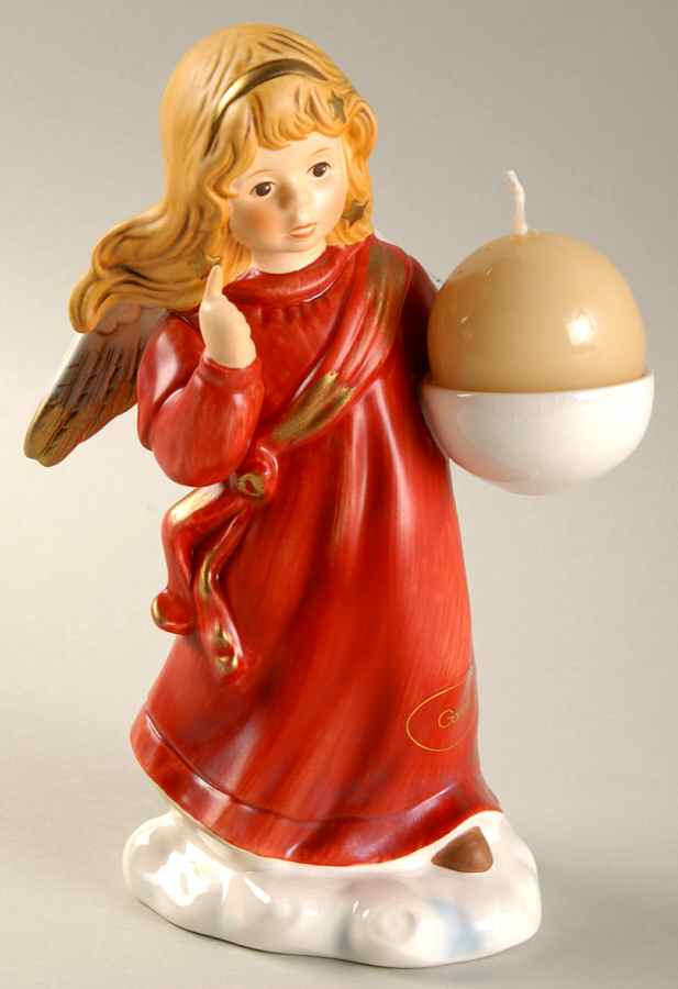 Christmas Figurines & Giftware Angel Holding Candle - With Box by Goebel-1
