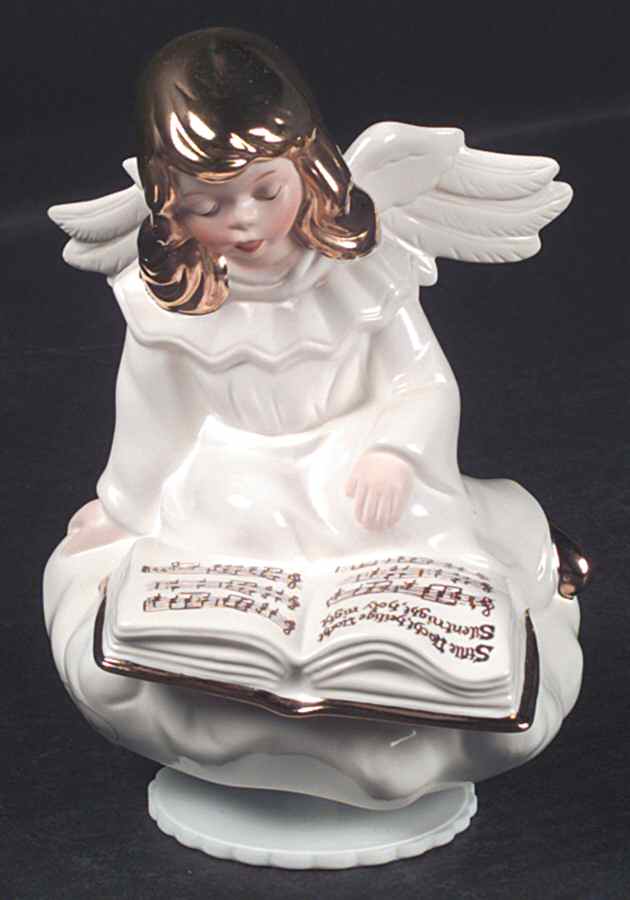 Christmas Figurines & Giftware Musical Angel-Silent Night - No Box by Goebel-1