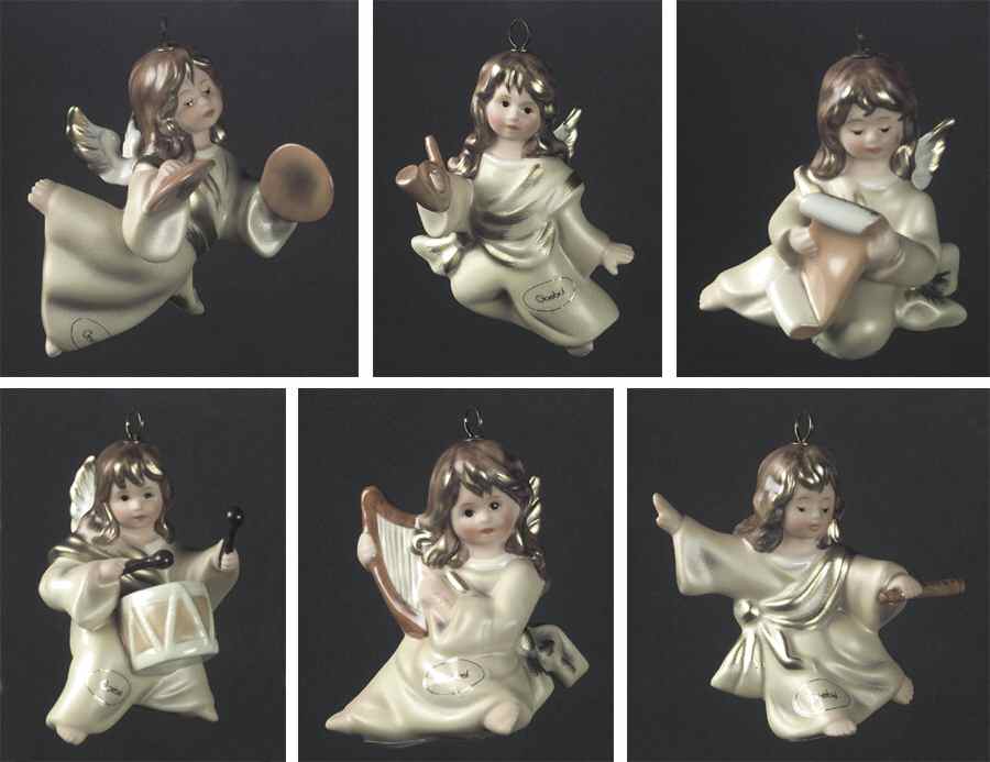 Christmas Figurines & Giftware Musical Angels-Champagne - No Box by Goebel-1