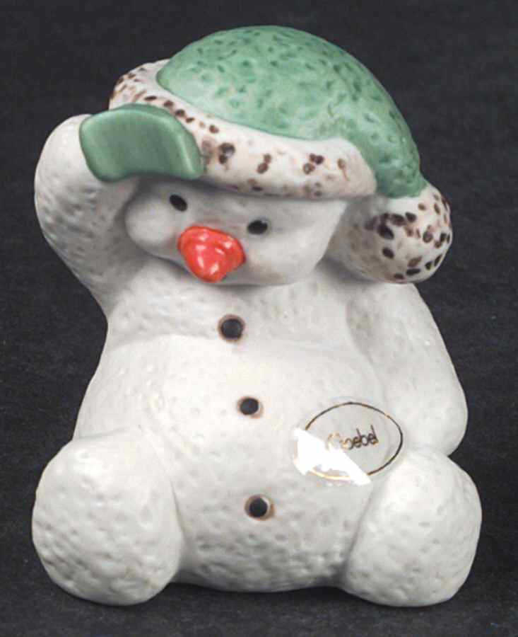 Christmas Figurines & Giftware Sitting Snowman-Set Of 2 - Boxed by Goebel-1