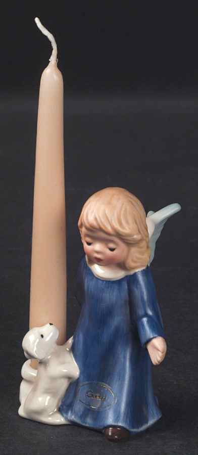 Christmas Figurines & Giftware Angel W/ Dog - Boxed by Goebel-1