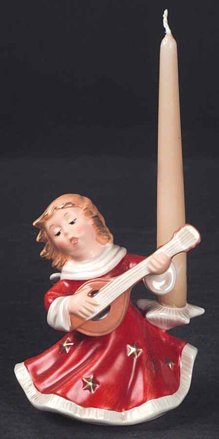 Christmas Figurines & Giftware Angel W/ Mandolin - No Box by Goebel-1