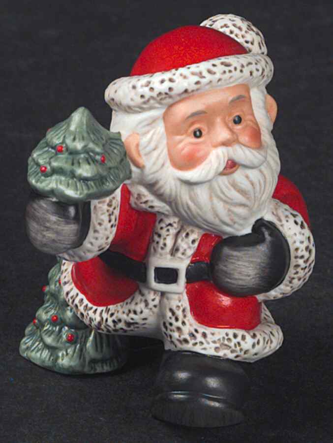 Christmas Figurines & Giftware Santa With Tree-Set Of 2 - No Box by Goebel-1